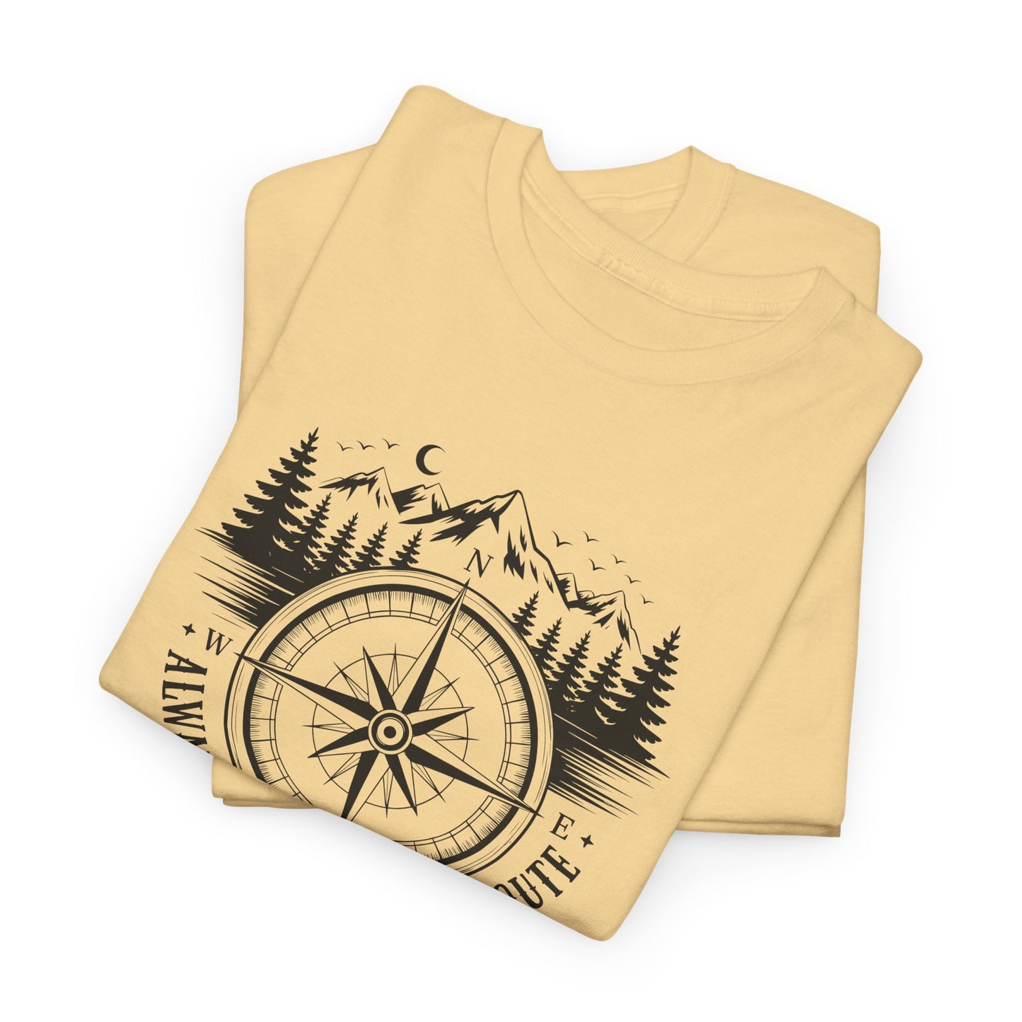 Short Sleeve-Always Take a Scenic Route Outdoor Travel Tee