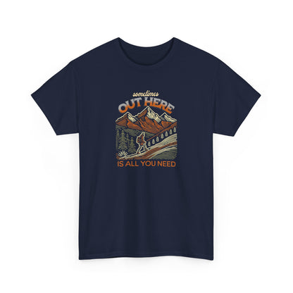 Short Sleeve-Out Here Mountain Tee