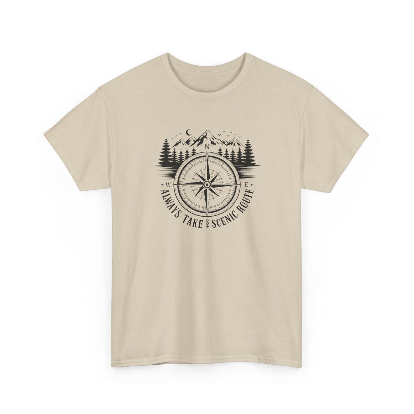 Short Sleeve-Always Take a Scenic Route Outdoor Travel Tee