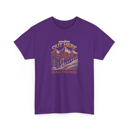 Short Sleeve-Out Here Mountain Tee