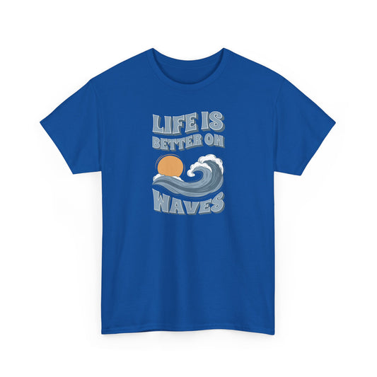 Short Sleeve-Life Is Better On Waves Tee