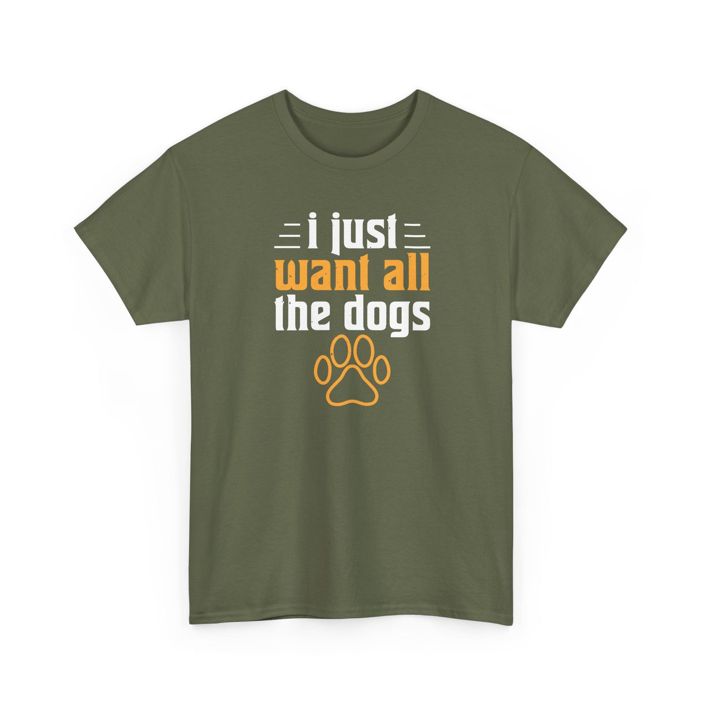 Short Sleeve-I Just Want All the Dogs Tee