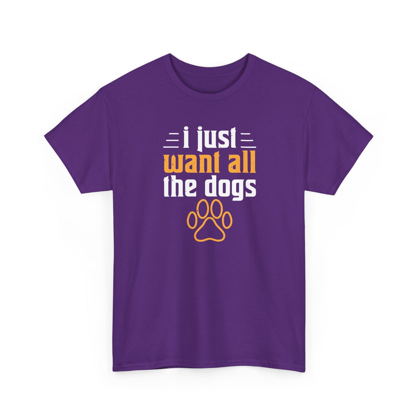 Short Sleeve-I Just Want All the Dogs Tee