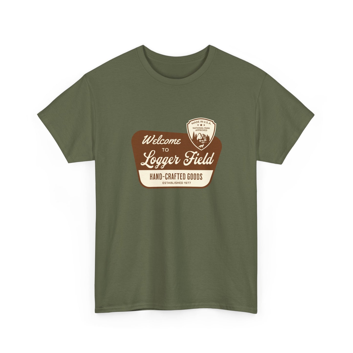 Short Sleeve-Logger Field Vintage Tee
