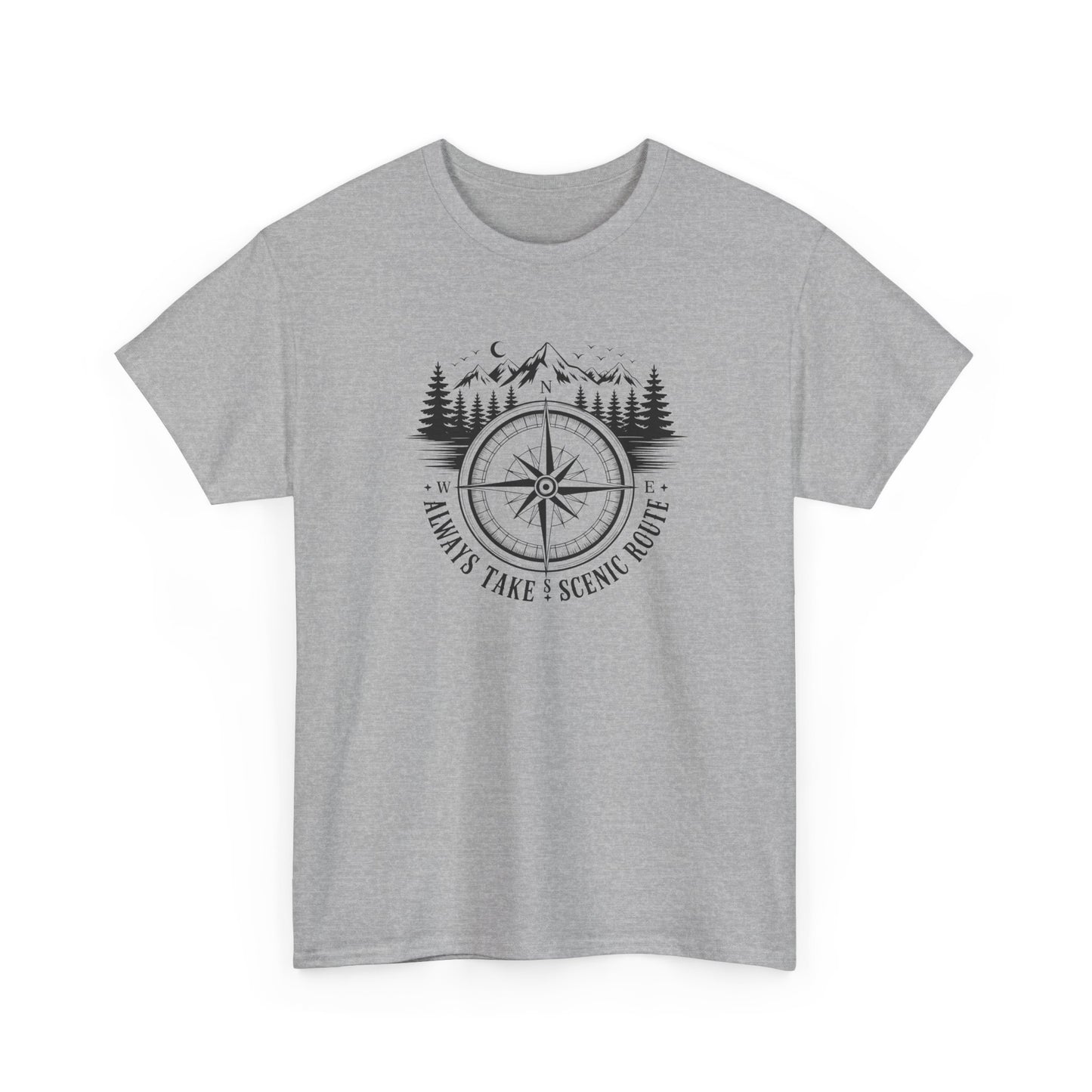 Short Sleeve-Always Take a Scenic Route Outdoor Travel Tee