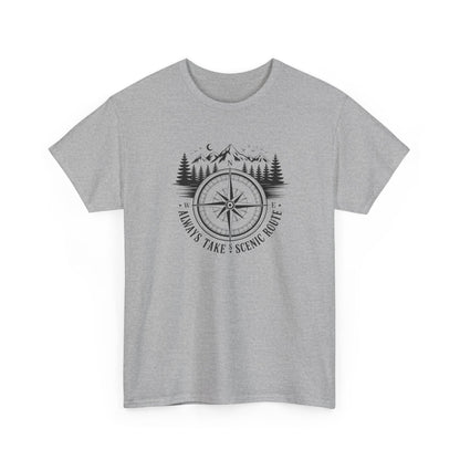 Short Sleeve-Always Take a Scenic Route Outdoor Travel Tee