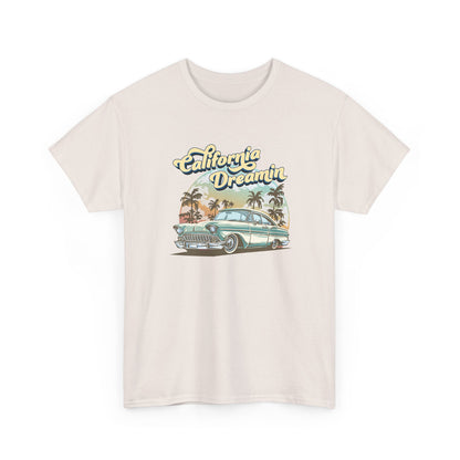 Short Sleeve-California Dreamin' Vintage Car Tee