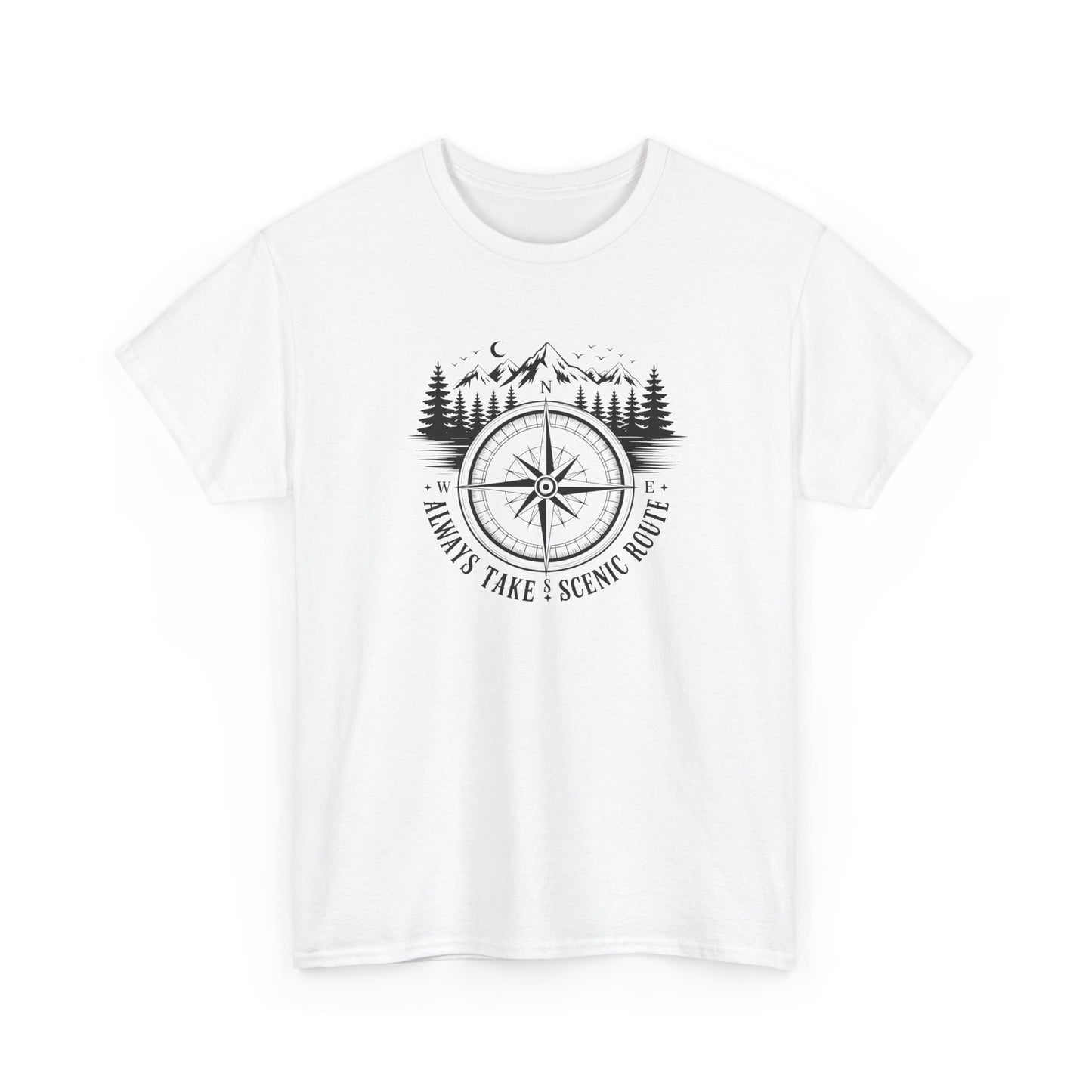 Short Sleeve-Always Take a Scenic Route Outdoor Travel Tee