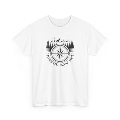 Short Sleeve-Always Take a Scenic Route Outdoor Travel Tee