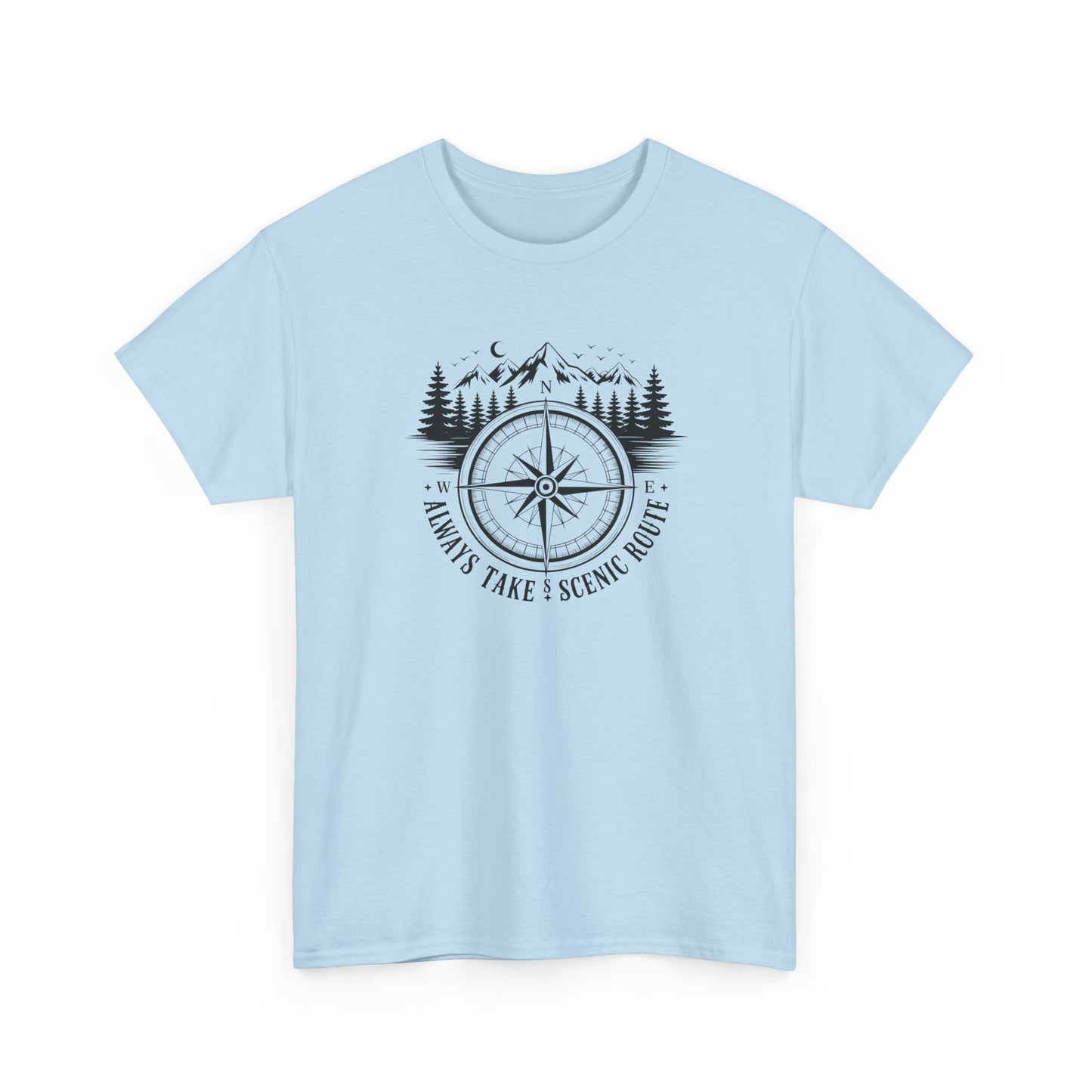 Short Sleeve-Always Take a Scenic Route Outdoor Travel Tee