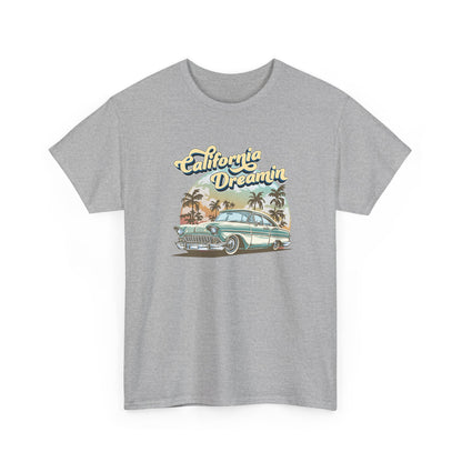 Short Sleeve-California Dreamin' Vintage Car Tee