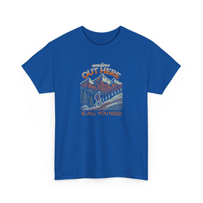 Short Sleeve-Out Here Mountain Tee