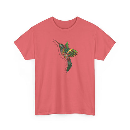 Short Seeve-Boho Hummingbird Graphic Tee