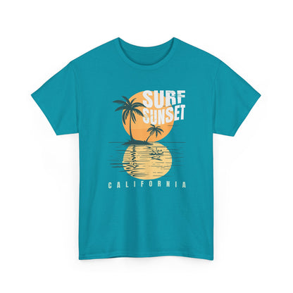 Short Sleeve-Surf California Sunset Tee