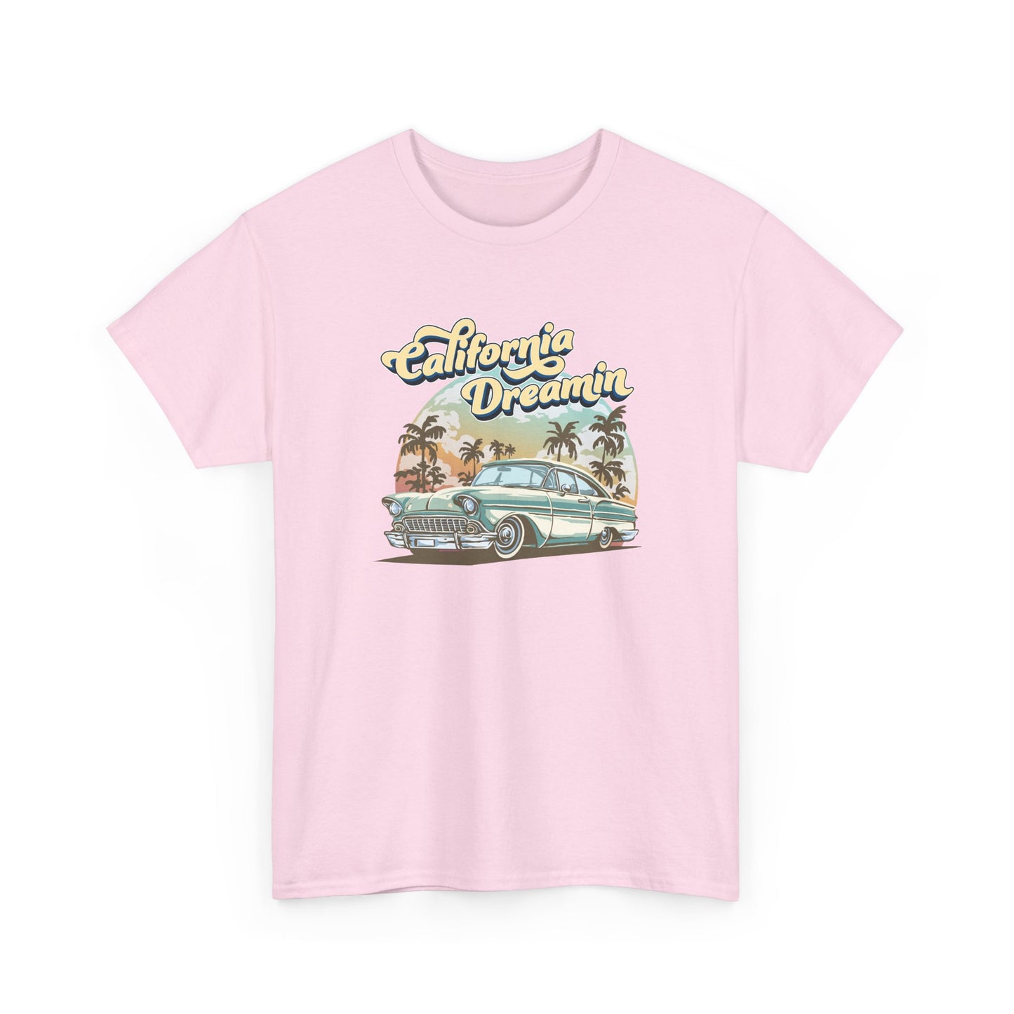 Short Sleeve-California Dreamin' Vintage Car Tee