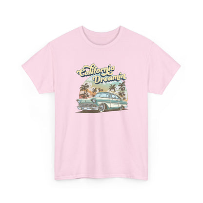 Short Sleeve-California Dreamin' Vintage Car Tee