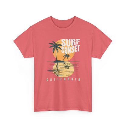 Short Sleeve-Surf California Sunset Tee