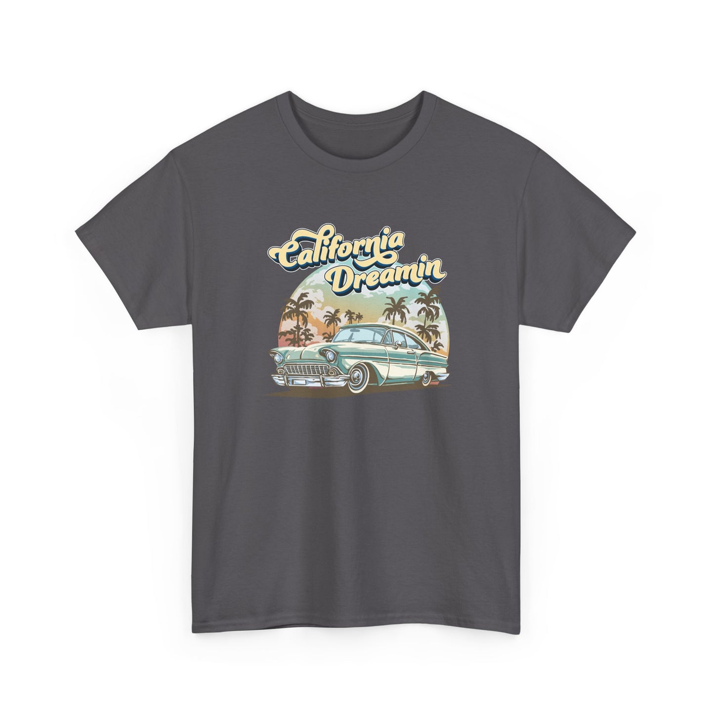 Short Sleeve-California Dreamin' Vintage Car Tee