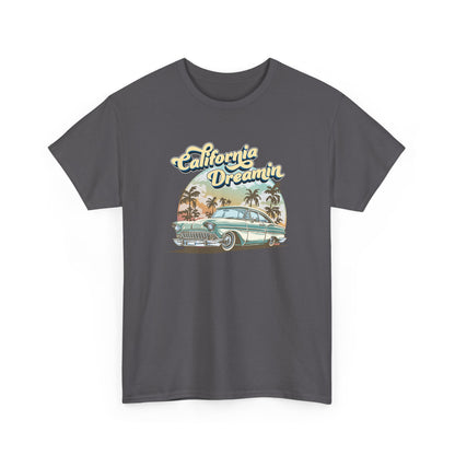 Short Sleeve-California Dreamin' Vintage Car Tee