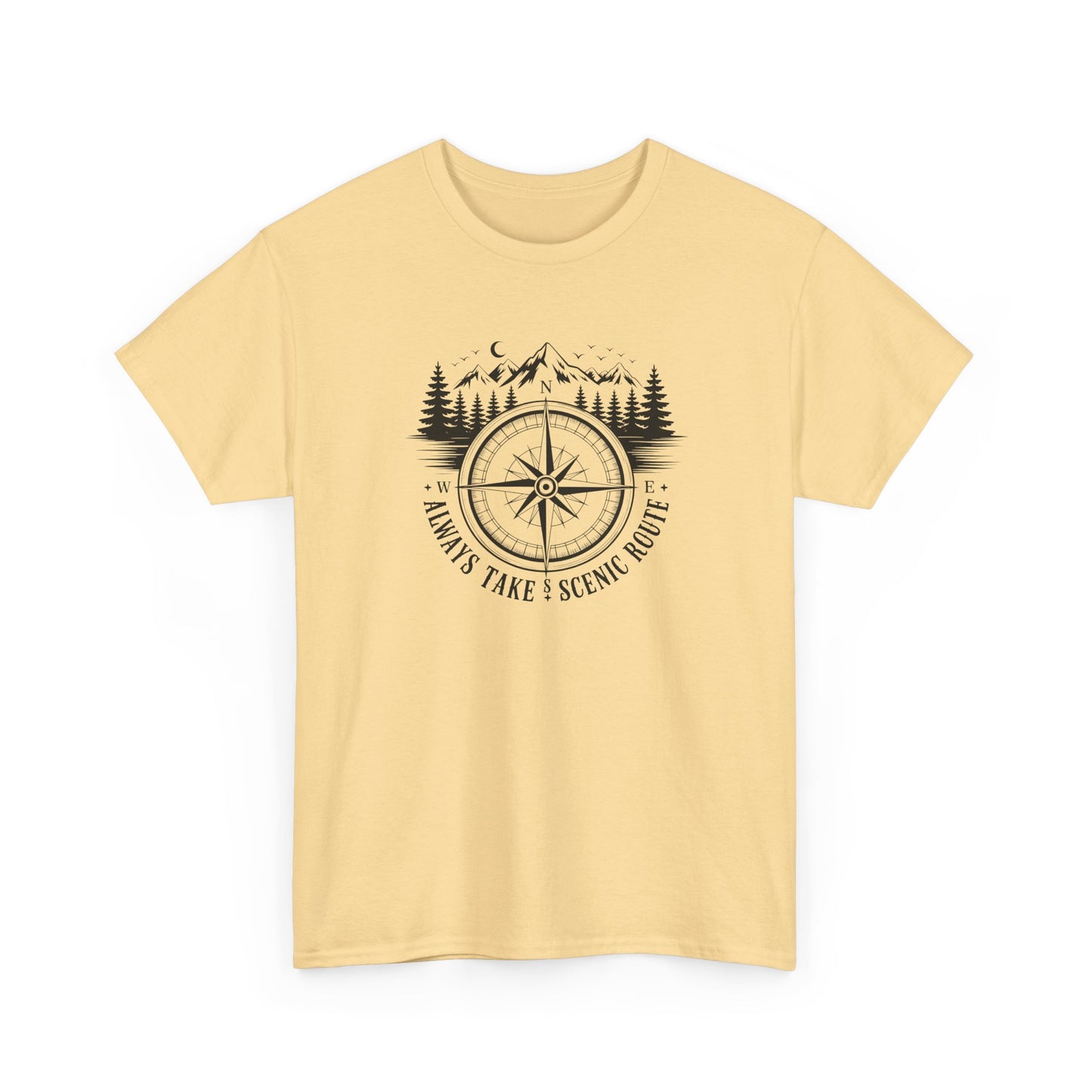 Short Sleeve-Always Take a Scenic Route Outdoor Travel Tee