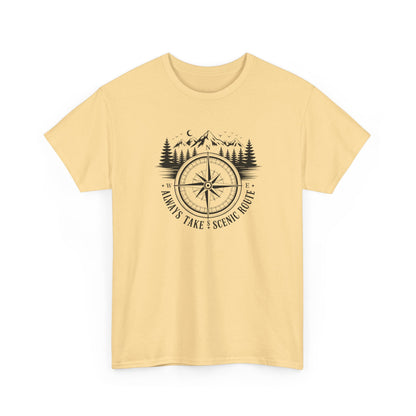 Short Sleeve-Always Take a Scenic Route Outdoor Travel Tee