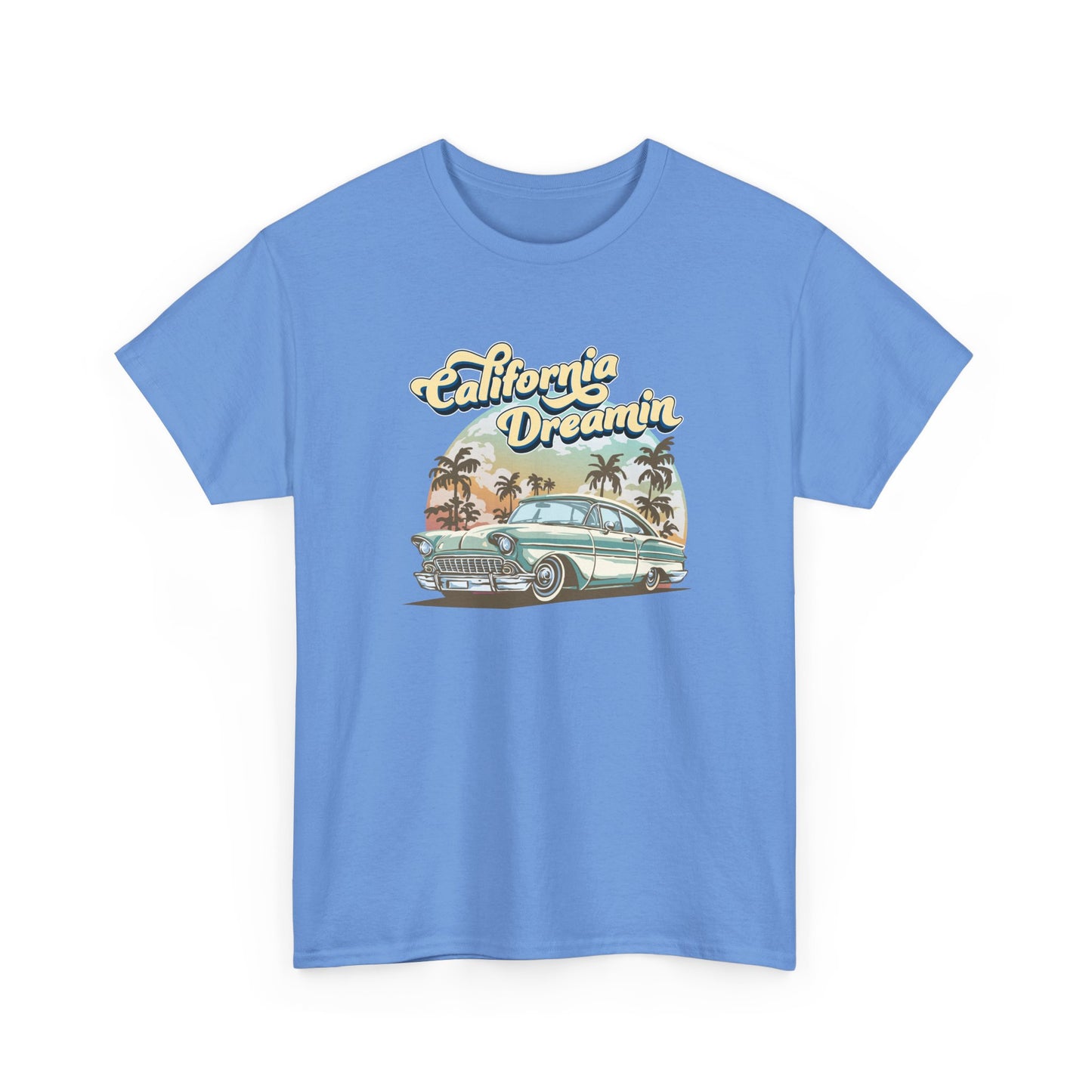 Short Sleeve-California Dreamin' Vintage Car Tee