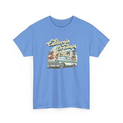 Short Sleeve-California Dreamin' Vintage Car Tee