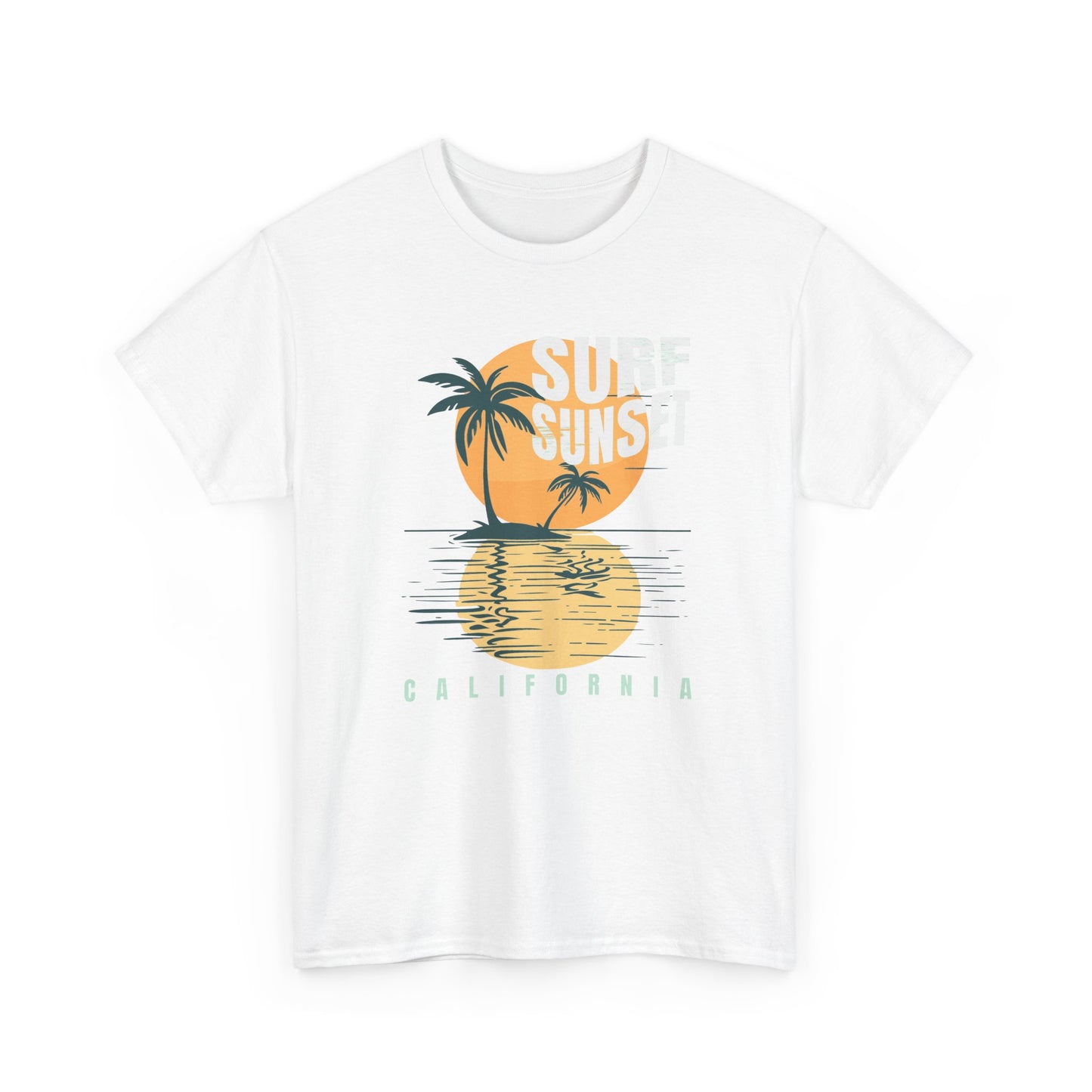 Short Sleeve-Surf California Sunset Tee