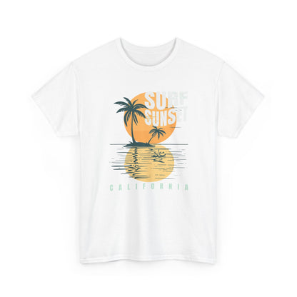 Short Sleeve-Surf California Sunset Tee