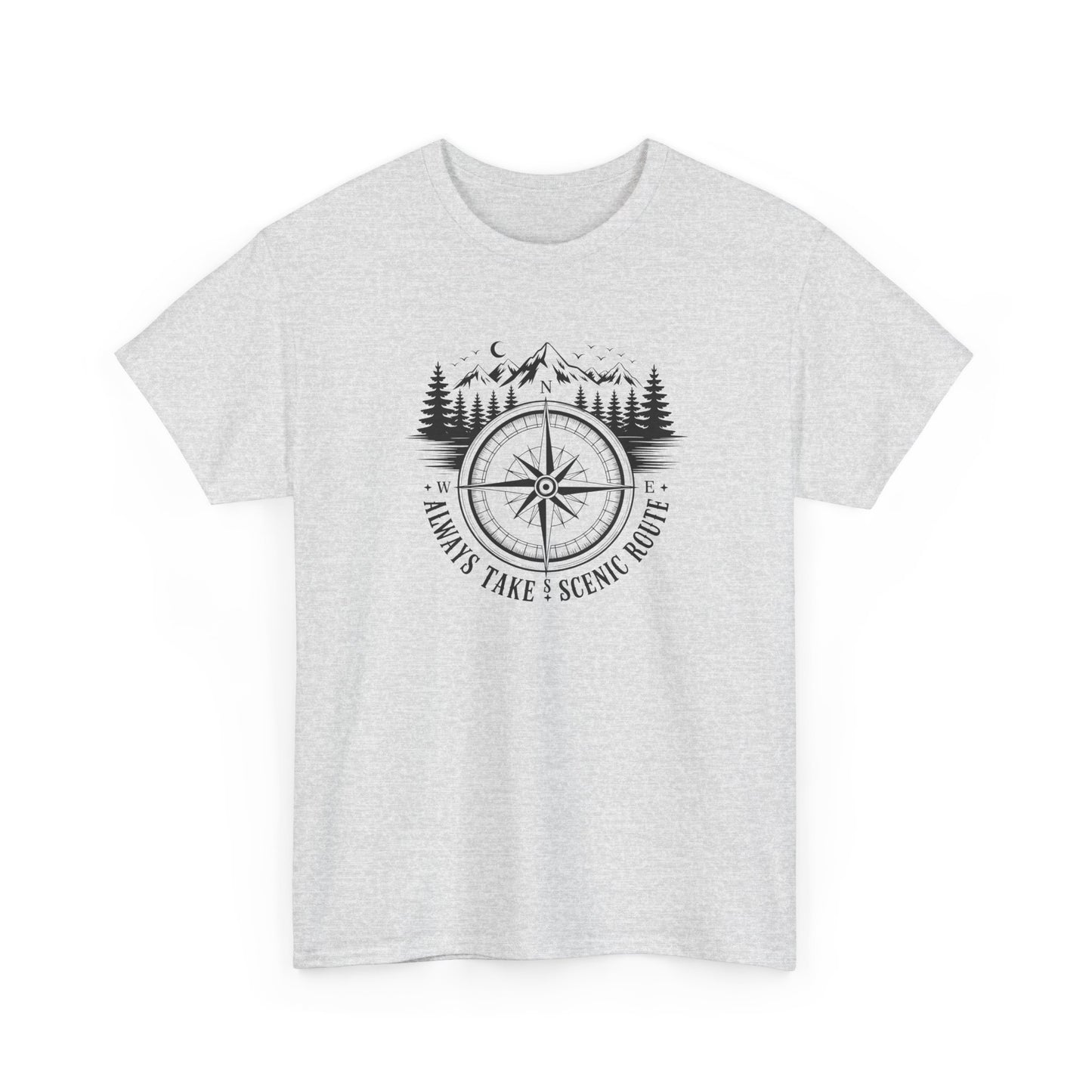 Short Sleeve-Always Take a Scenic Route Outdoor Travel Tee