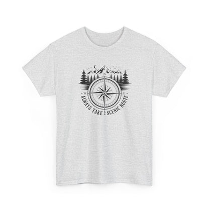 Short Sleeve-Always Take a Scenic Route Outdoor Travel Tee