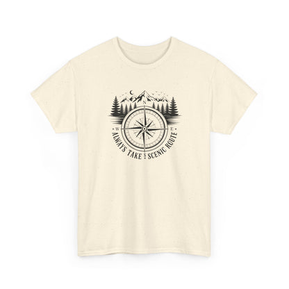Short Sleeve-Always Take a Scenic Route Outdoor Travel Tee