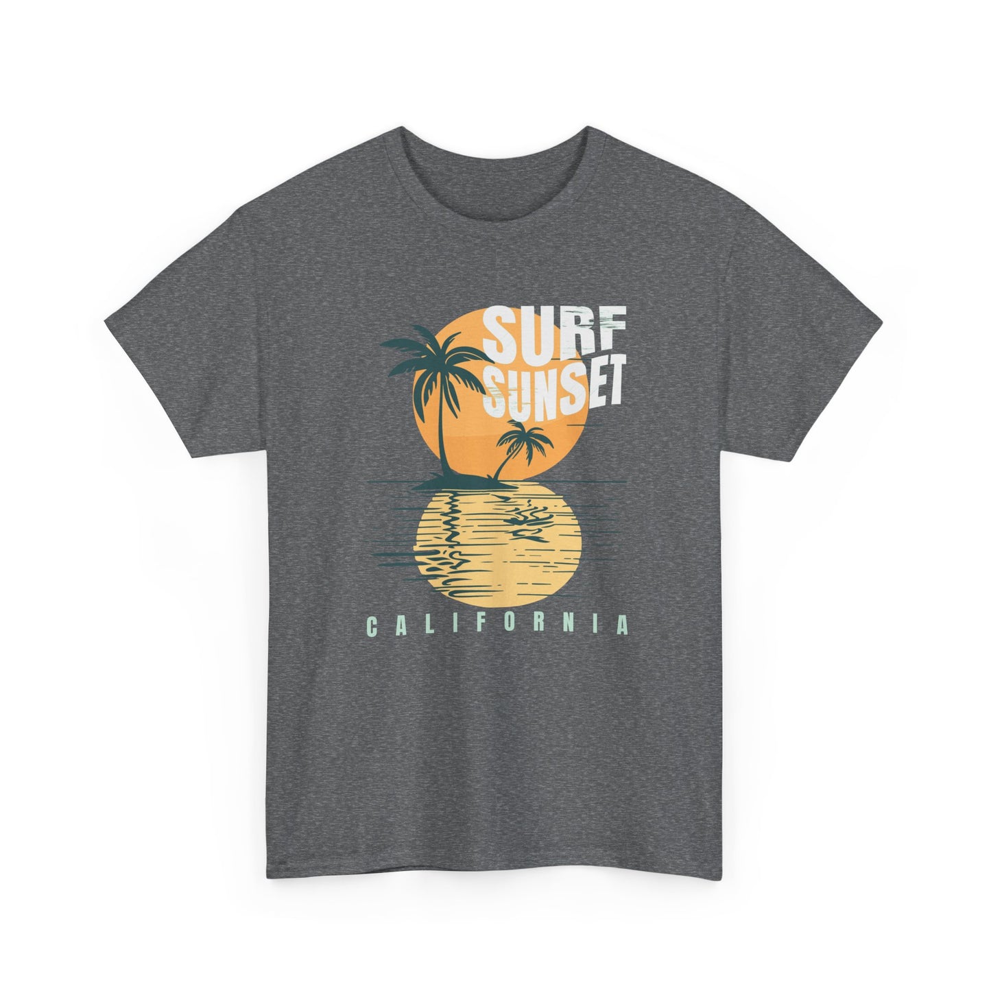 Short Sleeve-Surf California Sunset Tee