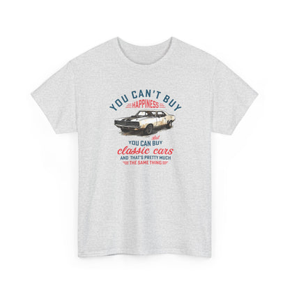 Short Sleeve-Can't Buy Happiness Classic Cars Tee