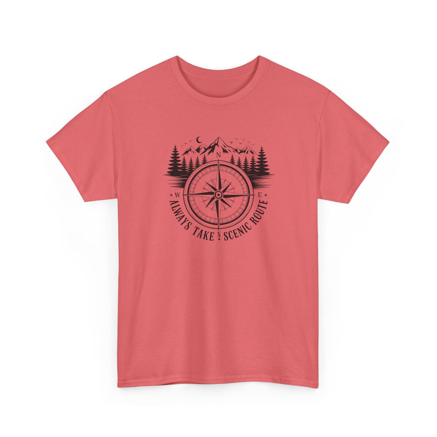 Short Sleeve-Always Take a Scenic Route Outdoor Travel Tee