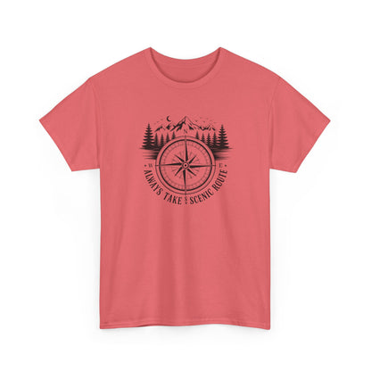 Short Sleeve-Always Take a Scenic Route Outdoor Travel Tee