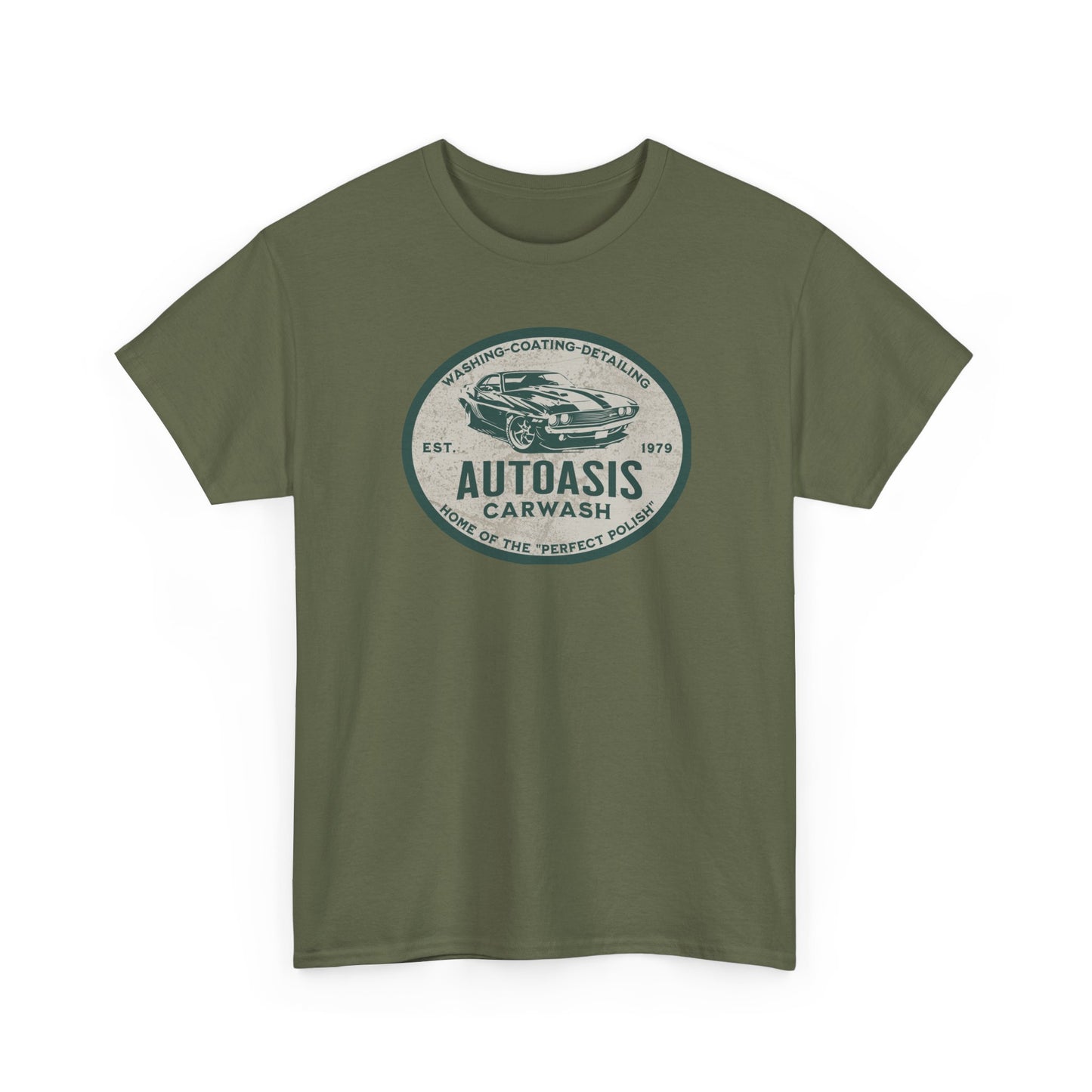 Short Sleeve-Autoasis Carwash Vintage Logo Tee